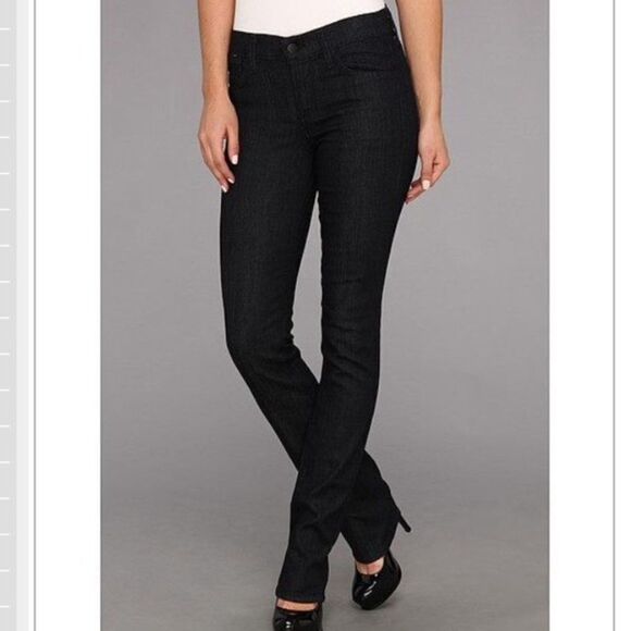 A Gold E Jeans Women's "Elodie style" Skinny Size 27 Made In USA Dark Navy - Picture 1 of 14